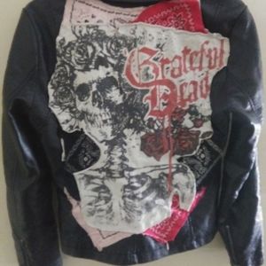 Custom Grateful Dead leather jacket